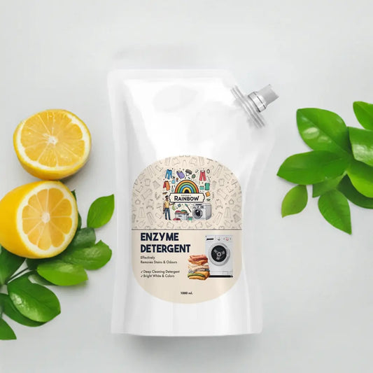 Close-up of natural stain remover in use as an eco-friendly fabric cleaner