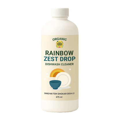 Organic Rainbow Zest Drop - Dish wash Cleaner Organic Rainbow