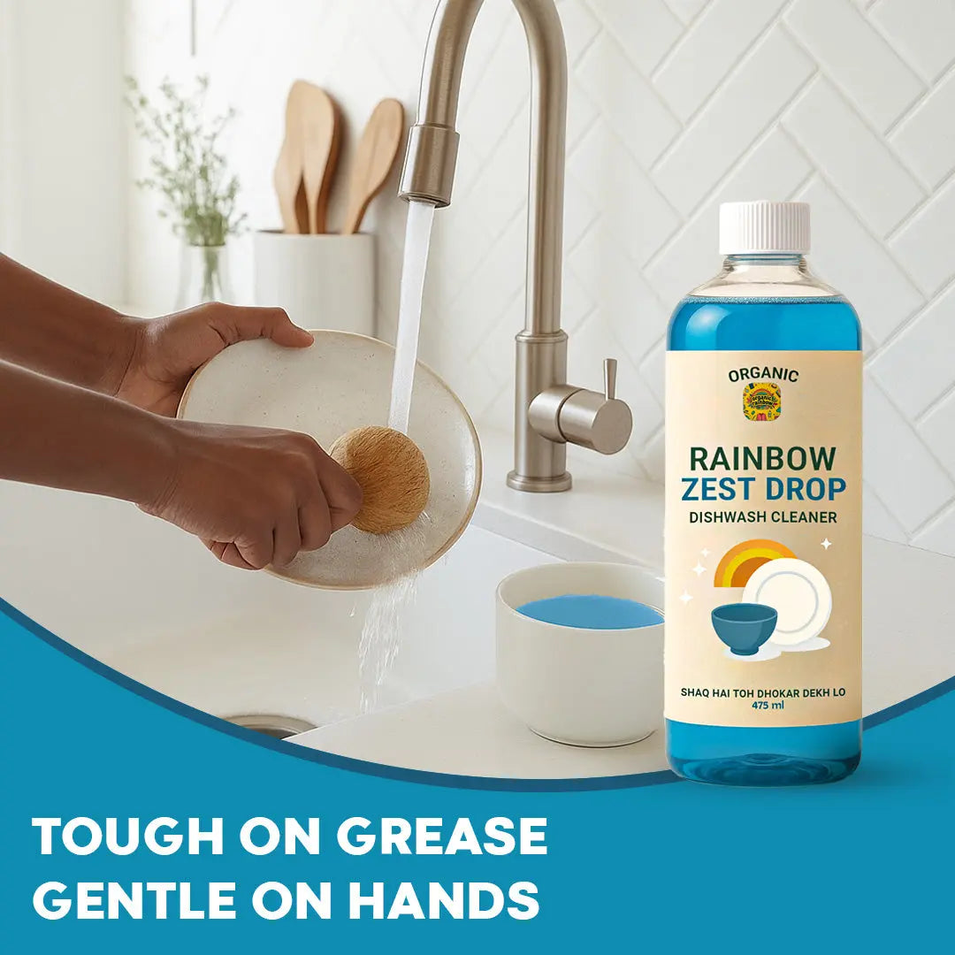 Organic Rainbow Zest Drop - Dish wash Cleaner Organic Rainbow