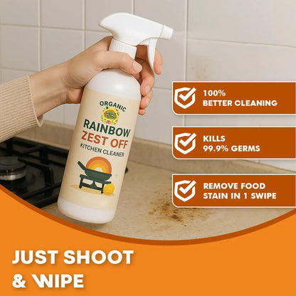 Organic Rainbow Zest Off - Kitchen Cleaner Organic Rainbow