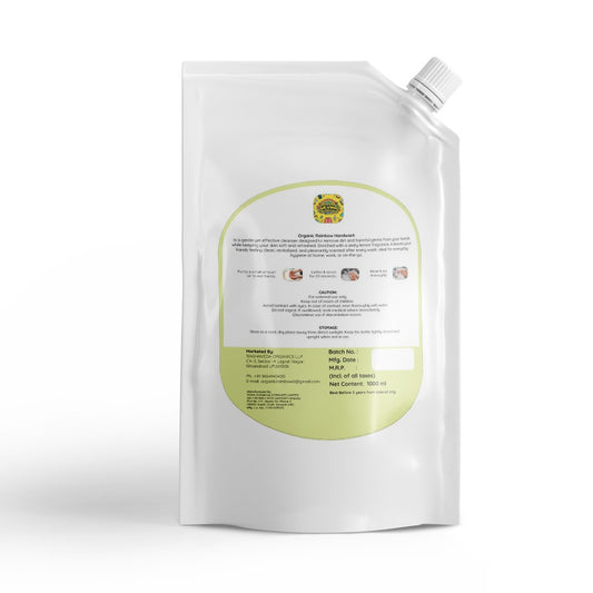 Organic Rainbow Liquid Handwash Refill - 1000ml | 10x Better Germ Protection