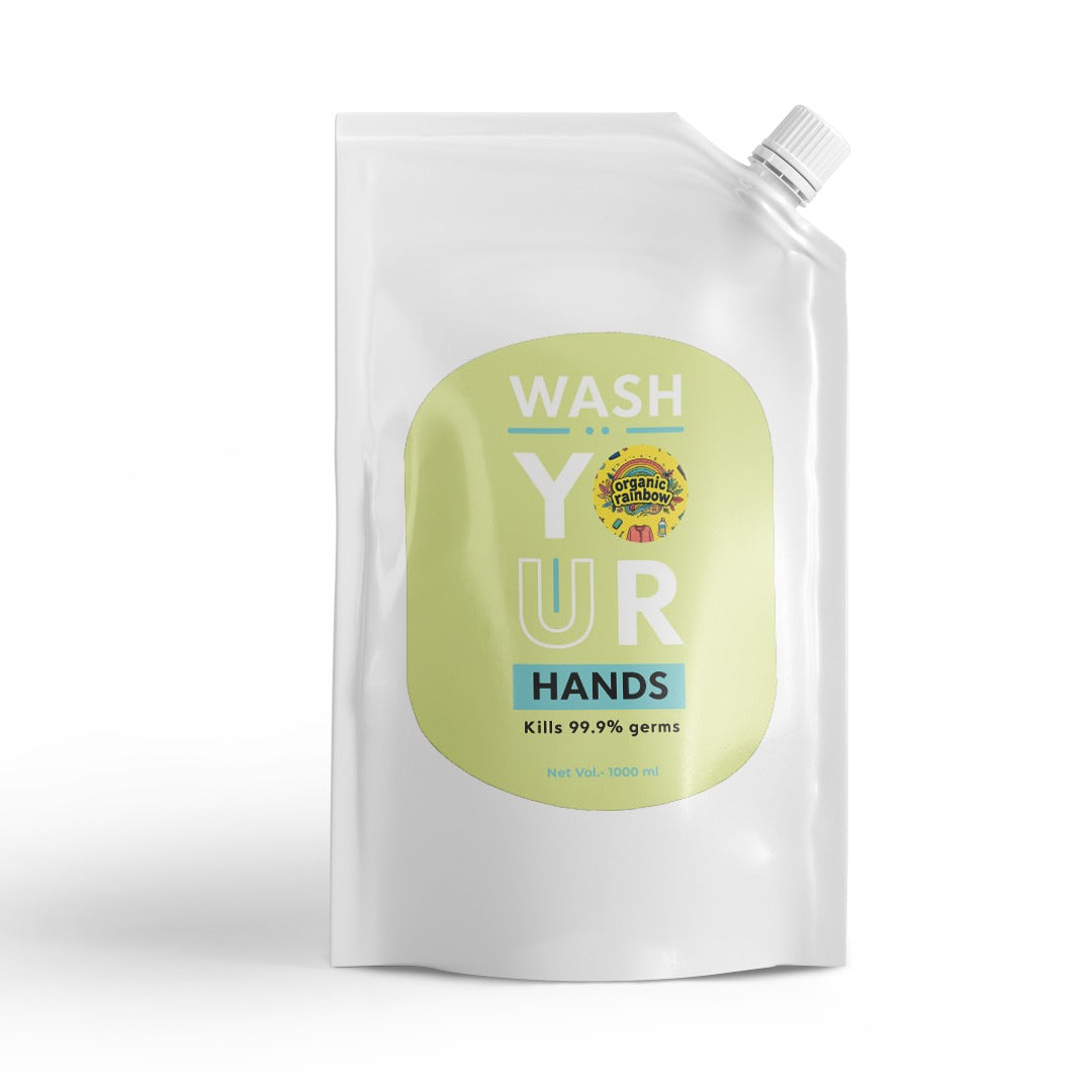 Organic Rainbow Liquid Handwash Refill - 1000ml | 10x Better Germ Protection