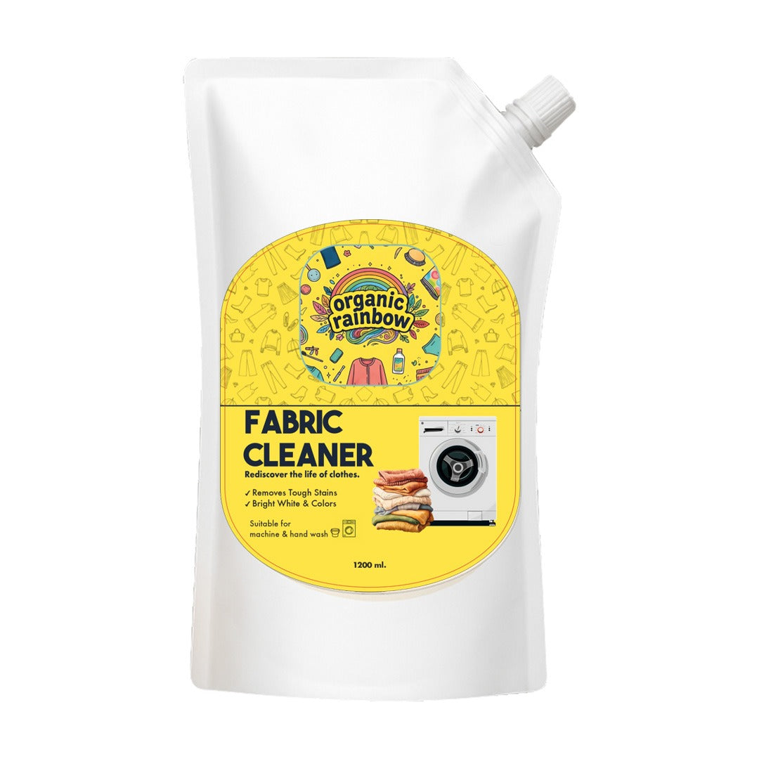 Eco Organic Rainbow Fabric Cleaner – Zesty Lemon Freshness 5LTR+ Organic Rainbow Handwash 1 Ltr