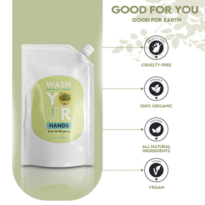 Organic Rainbow Liquid Handwash Refill - 1000ml | 10x Better Germ Protection