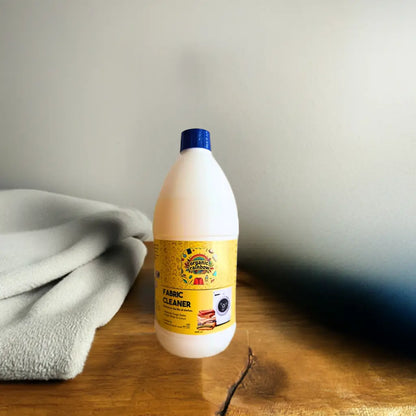 Detailed view of natural fabric cleaner label on Organic Rainbow Fabric Cleaner 2L